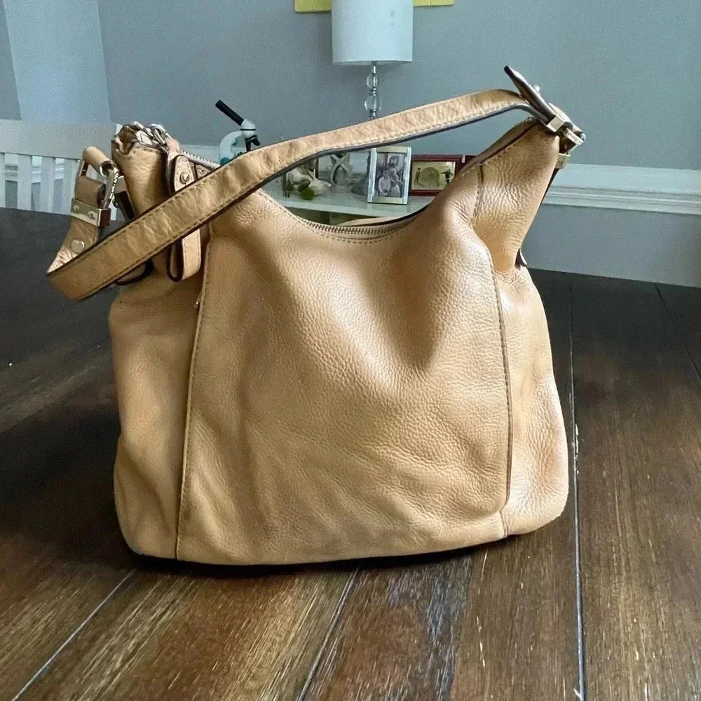 Michael Kors leather hobo bag